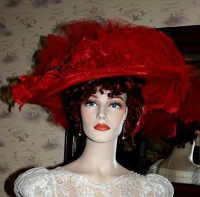 Elegant top red hats